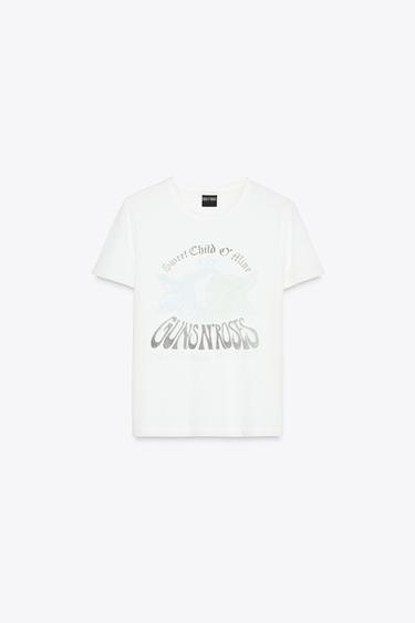 GUNS N'ROSES® T-SHIRT - White by Zara