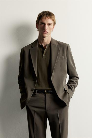 COMFORT SUIT BLAZER - Chocolate by Zara