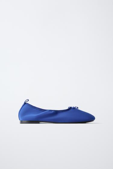 BOW BALLERINAS - Blue by Zara