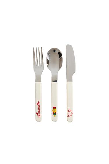 KIDS' CUTLERY SET X THE ANIMALS OBSERVATORY - Multicoloured by Zara