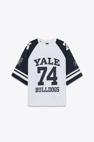 YALE™ PRINT T-SHIRT - White by Zara