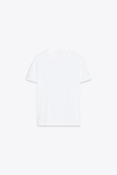 FADED SHORT SLEEVE T-SHIRT - White by Zara