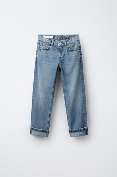 STRAIGHT JEANS - Blue by Zara