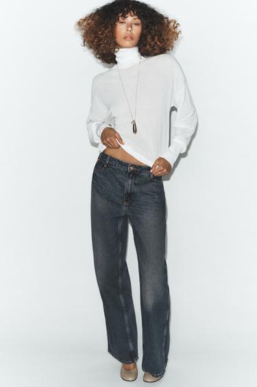 EXTRA-FINE KNIT HIGH NECK JUMPER - White by Zara