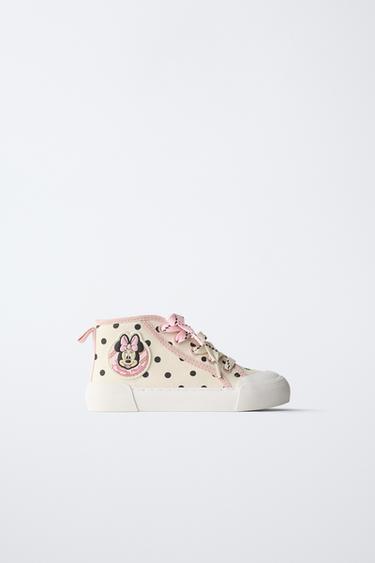 MINNIE MOUSE © DISNEY HIGH-TOP SNEAKERS - White by Zara