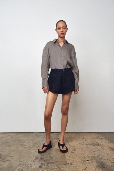 ZW COLLECTION DENIM SHORTS - Blue by Zara - Image 0