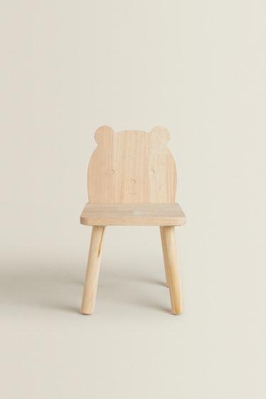 BEAR WOOD CHAIR - Light beige by Zara - Image 0
