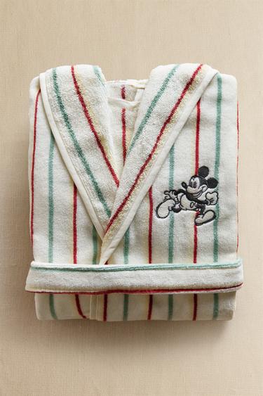 CHILDREN'S MICKEY & MINNIE ©DISNEY VELOUR DRESSING GOWN - Yellow by Zara
