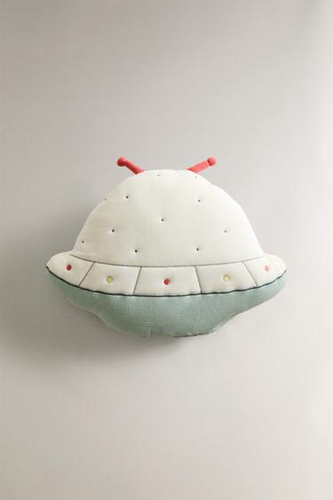 CHILDREN'S SPACESHIP CUSHION - Multicoloured by Zara - Image 0