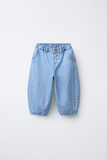 BALLOON JEANS - Mid-blue by Zara