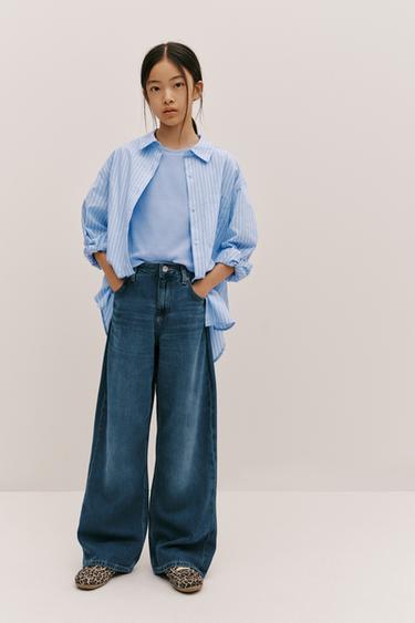 WIDE-LEG JEANS - Bluish by Zara