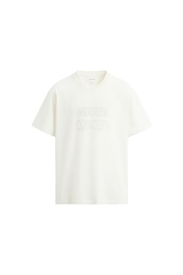 FADED PRINTED T-SHIRT - Ecru by Zara