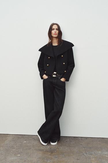 ZW COLLECTION WOOL JACKET - Black by Zara - Image 0