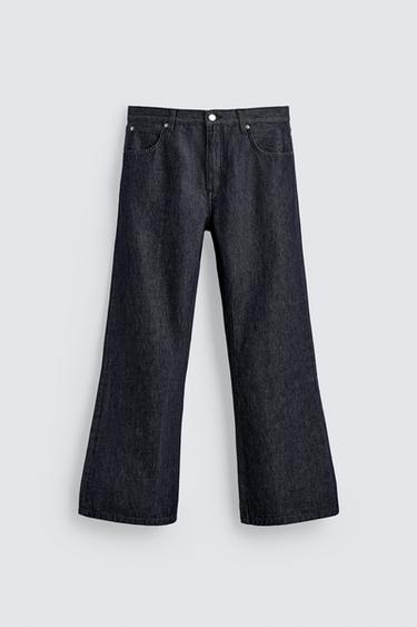 FLARE FIT JEANS WITH PATCHES HARRY LAMBERT FOR ZARA X DISNEY - Blue by Zara