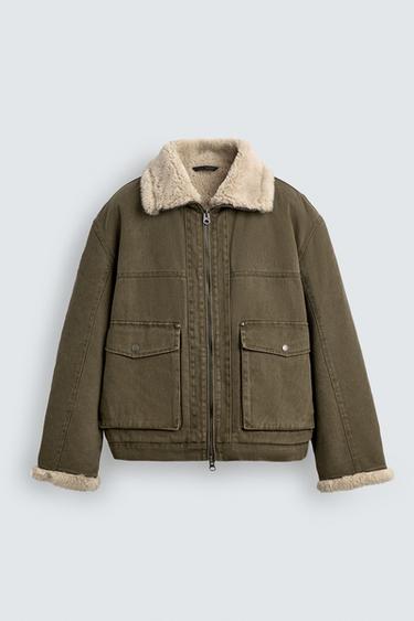 DOUBLE-FACED PUFFER JACKET - Khaki by Zara