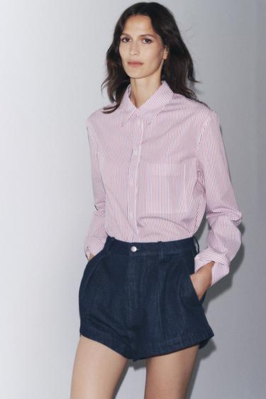ZW COLLECTION DENIM SHORTS - Blue by Zara