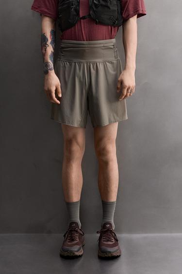 7" TRAIL RUNNING SHORTS - Anthracite grey by Zara