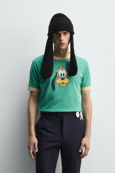 PLUTO HARRY LAMBERT FOR ZARA X DISNEY T-SHIRT - Green by Zara