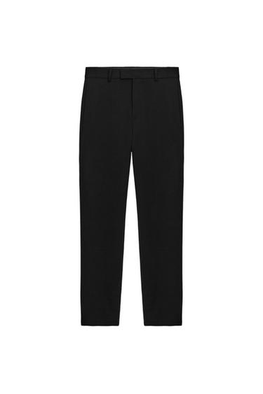 ZW COLLECTION LIMITED EDITION SLIM WOOL BLEND TROUSERS - Black by Zara