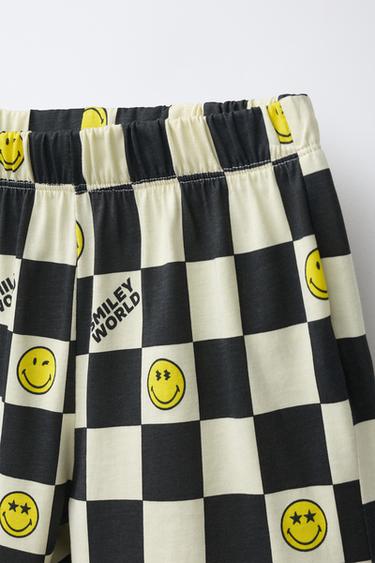 AGES 6-14/ SMILEYWORLD ® PYJAMAS - Yellow by Zara
