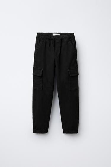 SOFT CARGO JOGGERS - Black by Zara