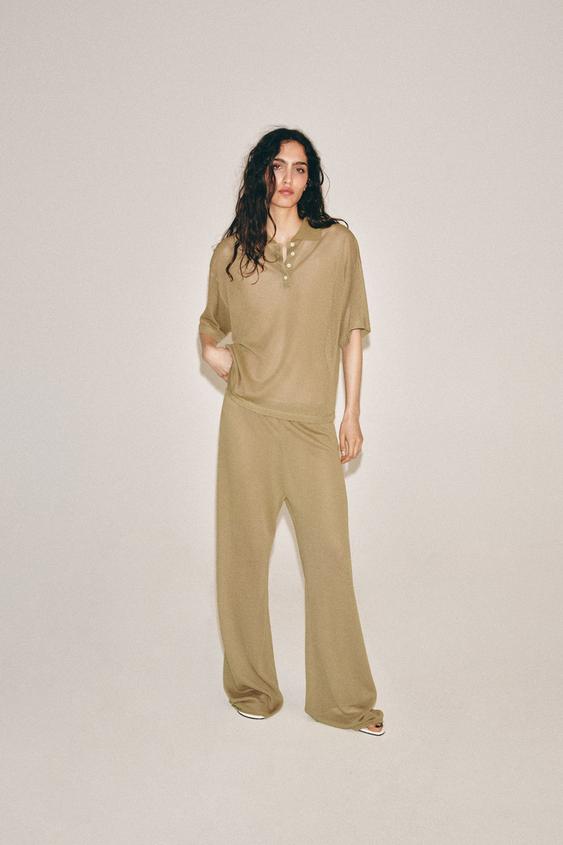 RUSTIC POLO SHIRT - Olive green by Zara - Image 0