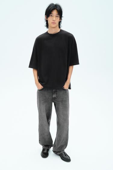 BAGGY FIT JEANS - Charcoal by Zara