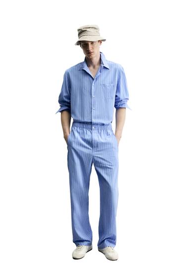 STRIPED SHIRT WITH POCKET - 981 by Zara