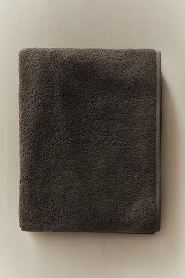 EXTRA SOFT COTTON BATH TOWEL (700 GXM²) - Dark mink by Zara