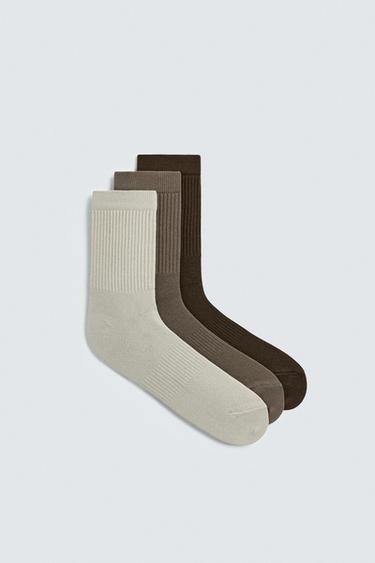 RIB SOCKS 3-PACK - various by Zara