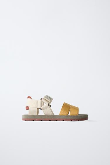 COLOUR TECHNICAL SANDALS - Mustard by Zara