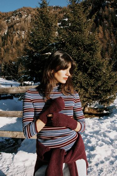 STRIPED KNIT JUMPER - Multicoloured by Zara