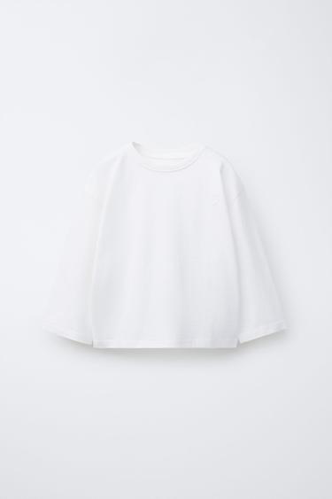 BASIC EMBROIDERED HEART T-SHIRT - White by Zara