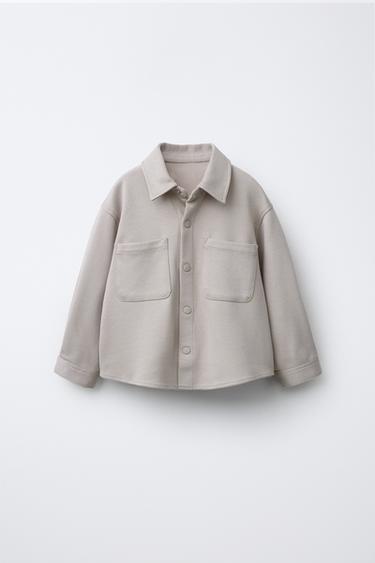 COMFORT OVERSHIRT - Light beige by Zara