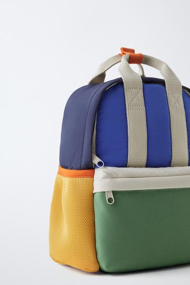 MULTICOLORED BACKPACK - Blue by Zara