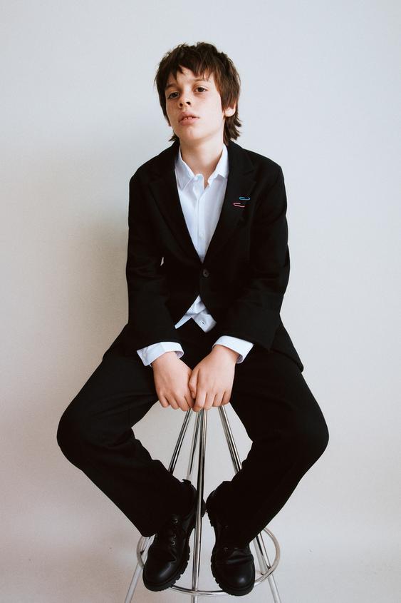PLAIN SUIT TROUSERS - Black by Zara - Image 0