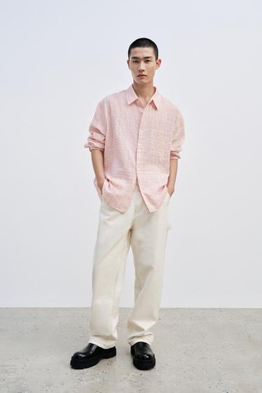 RELAXED FIT CARPENTER JEANS - Ecru by Zara