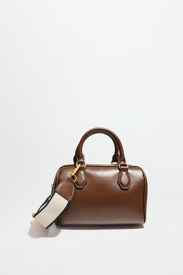 CITY BAG - Dark tan by Zara