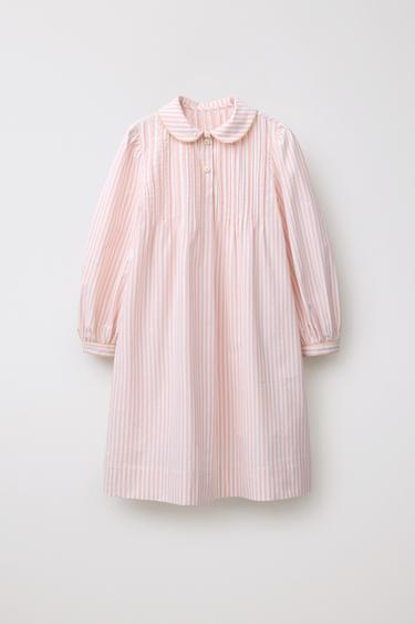 LIMITED EDITION STRIPED NIGHTDRESS - Pink / White by Zara