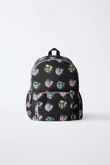 KUROMI © SANRIO SCHOOL BACKPACK - Black by Zara - Image 0