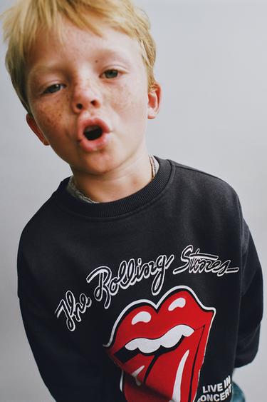 ROLLING STONES © FLOCK SWEATSHIRT - Black by Zara