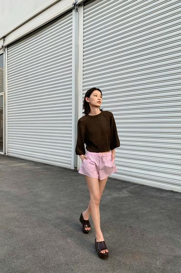 STRIPED SHORTS - Pink by Zara