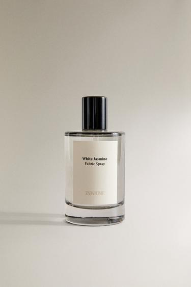 (100 ML) WHITE JASMINE FABRIC FRESHENER SPRAY - White by Zara - Image 0