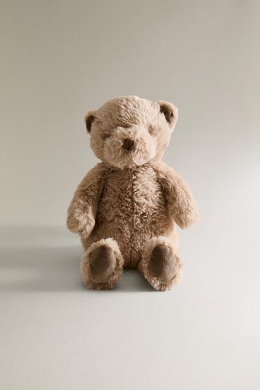 CHILDREN'S BEAR SOFT TOY - Beige by Zara