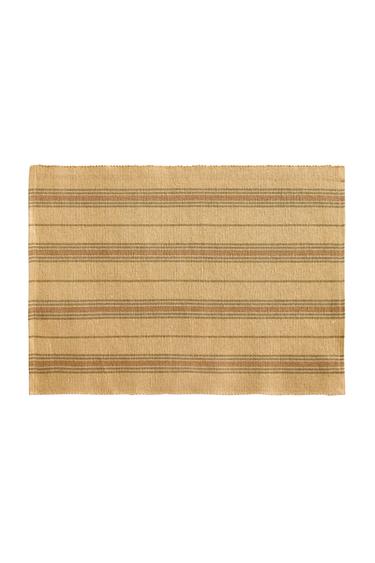 STRIPED PLACEMAT (PACK OF 2) - Ochre by Zara