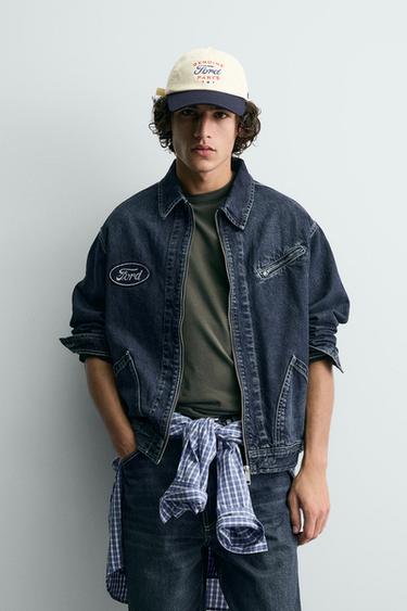 FORD © PATCH DENIM JACKET - Blue by Zara