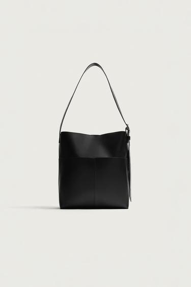 PLAIN TOTE BAG - Black by Zara