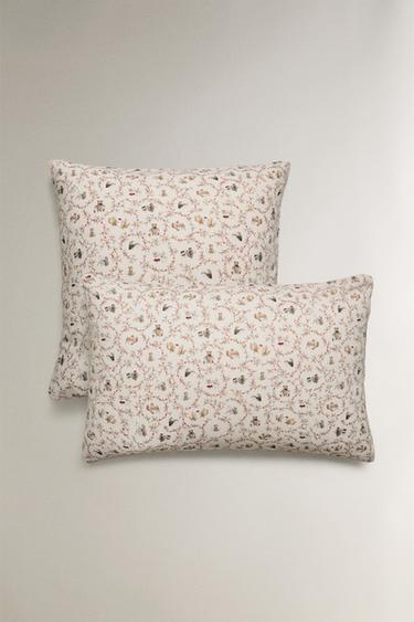 CHILDREN'S CHRISTMAS ANIMAL PILLOWCASE - Multicoloured by Zara