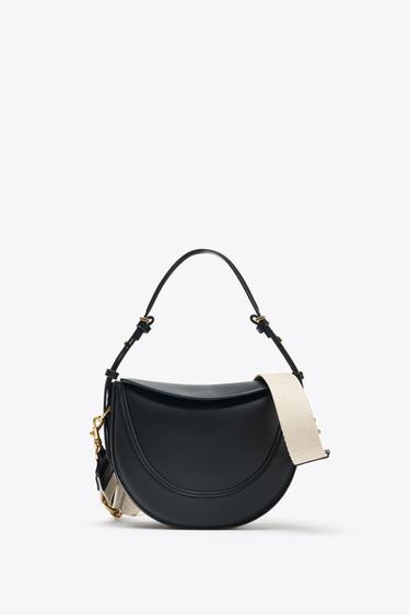 FLAP CROSSBODY BAG - Black by Zara