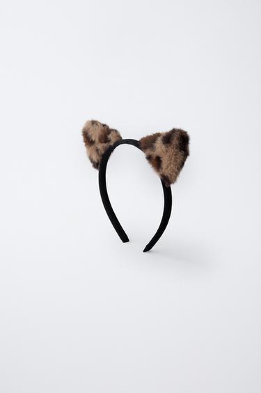 LEOPARD FANCY DRESS EARS HEADBAND - Brown by Zara - Image 0